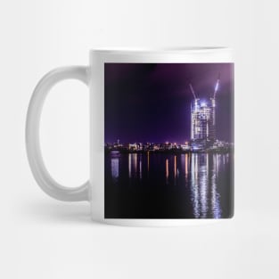 Victoria Harbour, Melbourne Docklands at night, Victoria, Australia. Mug